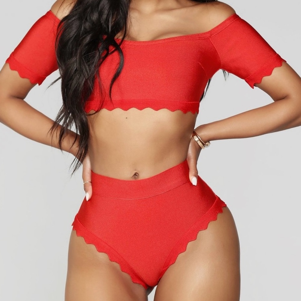 Dixie Chick Sunkini - Red swimsuit